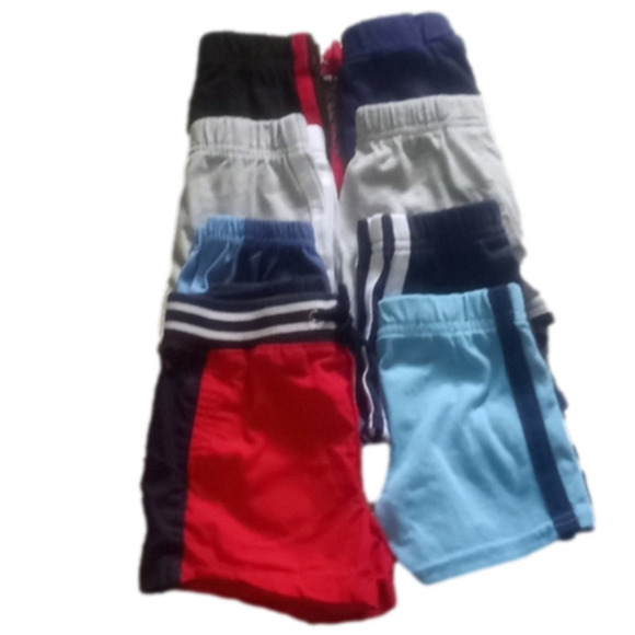 7 Shorts + 1 Bathingsuit SZ 0-6 mos - Picture 1 of 4